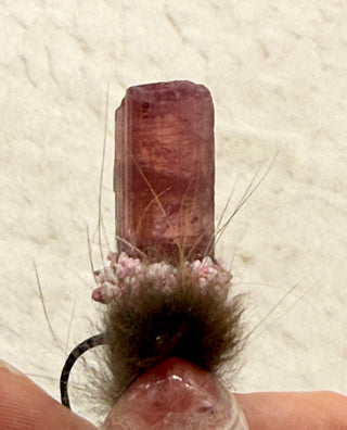 Strawberry Quartz, Pink Tourmaline, Rhodochrosite, Thulite Dragon Traveling Wand, Self-Love, Transformation, Alchemy, Heart Chakra