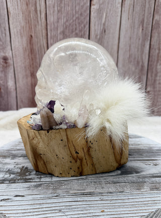 Quartz Skull, Altar, Spiritual Awakening, Intuition, Psychic Awarness
