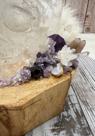Quartz Skull, Altar, Spiritual Awakening, Intuition, Psychic Awarness